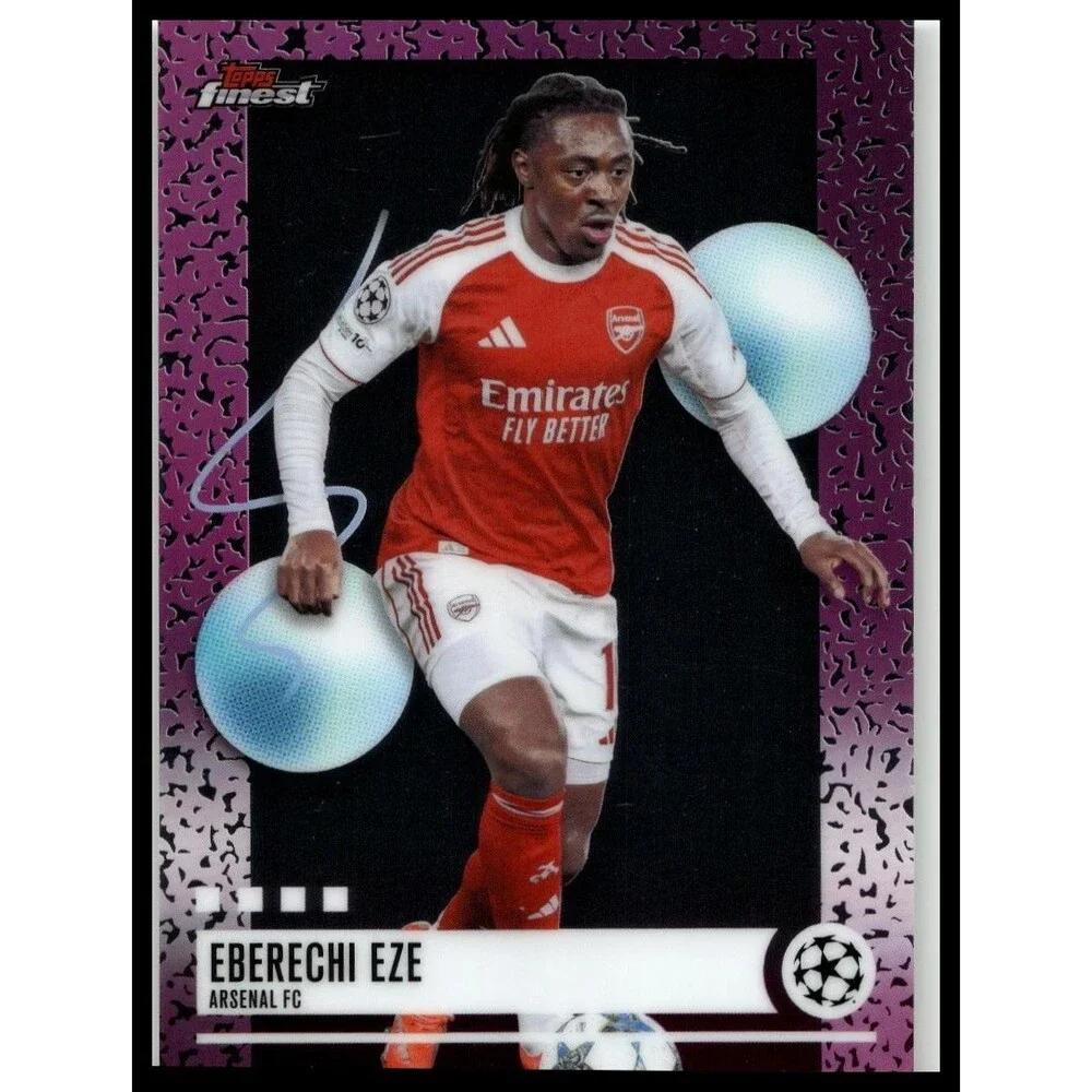2025-26 Finest UEFA Eberechi Eze #236 Arsenal FC Uncommon
